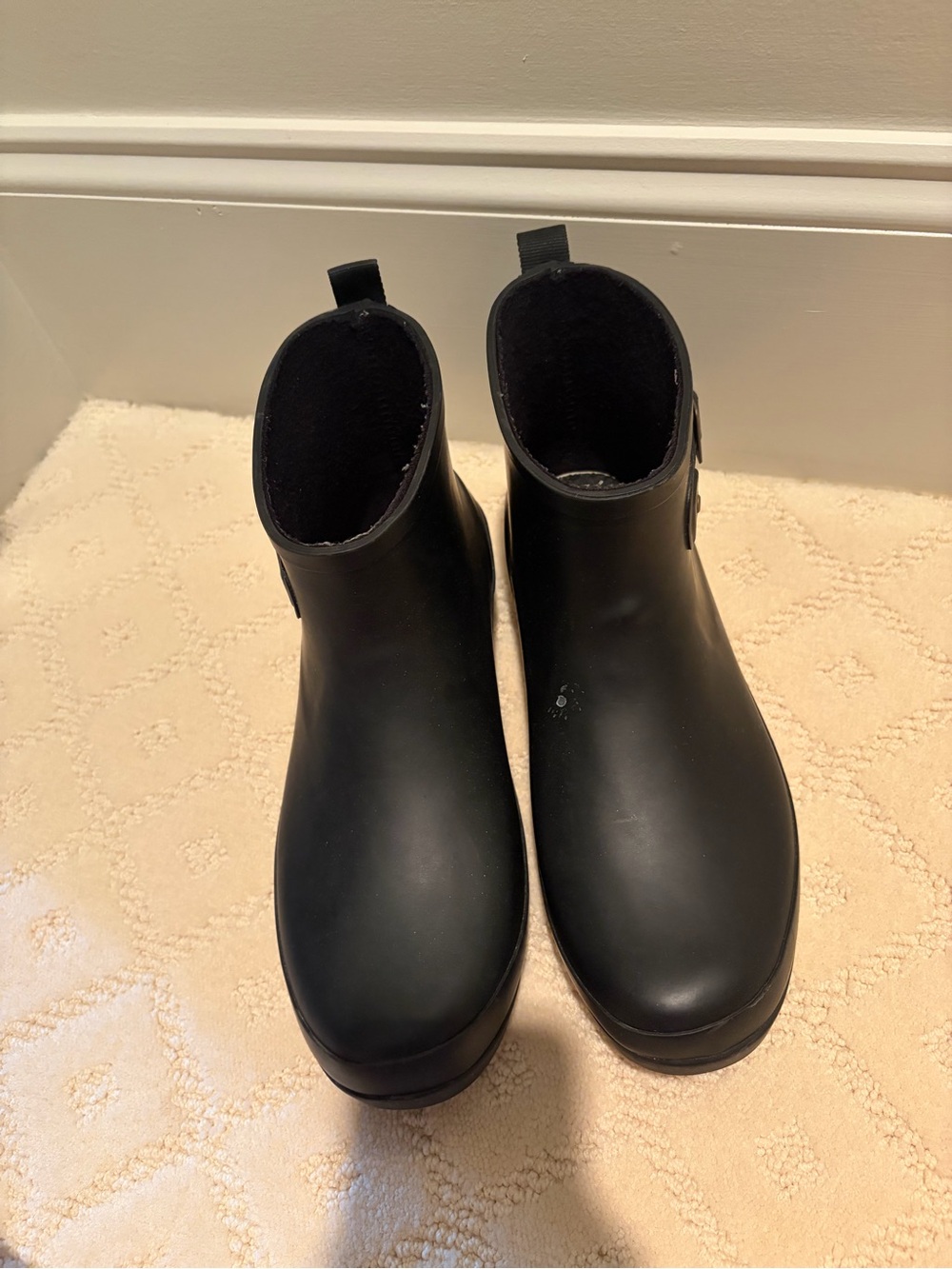 Women’s Black Waterproof Rain Boots